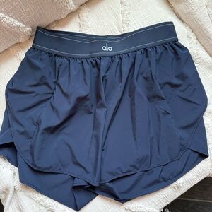 ALO Yoga Dark Blue and Gray Shorts